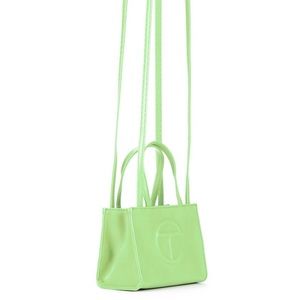 Lime Green Telfar Shopping Bag Small